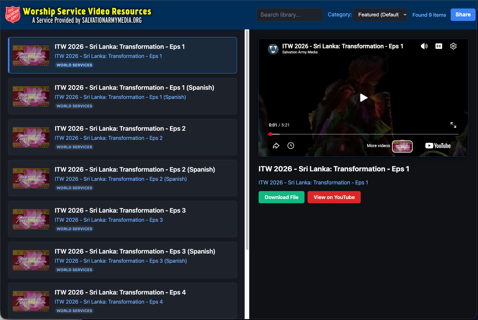Screenshot of Website 1